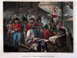 Ciudad Rodrigo bevétele 1812. január 19-én, megjelent 1818-ban (akvatinta) alkotó: William Heath