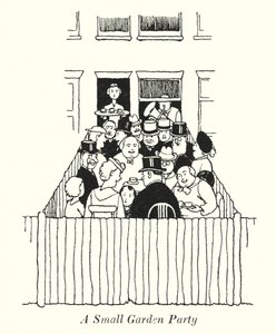 Kis kerti parti (litho) alkotó: William Heath Robinson