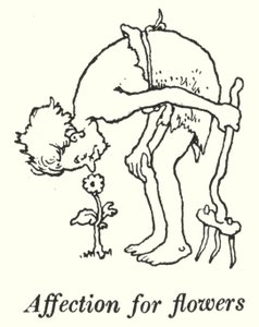 Virágszeretet (litho) alkotó: William Heath Robinson