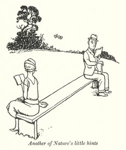 A természet másik apró tippje (litho) alkotó: William Heath Robinson