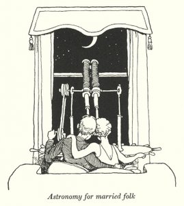 Csillagászat házas emberek számára (litho) alkotó: William Heath Robinson