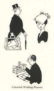 Átváltott nászajándékok (litho) alkotó: William Heath Robinson