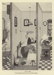 Lapos élettartam, néhány ötletes eszköz a hideg reggelekre alkotó: William Heath Robinson