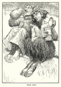 János barát (litho) alkotó: William Heath Robinson