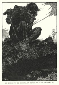 Tiszteletben temették el a Fekete-talaj-völgyben (litho) alkotó: William Heath Robinson