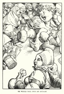 Extáziaba esne (litho) alkotó: William Heath Robinson