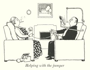 Segítség a jumperben (litho) alkotó: William Heath Robinson