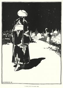 Felkeltem, és követtem őt (metszet) alkotó: William Heath Robinson