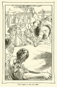 Illusztráció: Don Quijote (litho) alkotó: William Heath Robinson