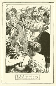 Illusztráció: Don Quijote (litho) alkotó: William Heath Robinson