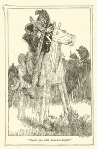 Illusztráció: Don Quijote (litho) alkotó: William Heath Robinson