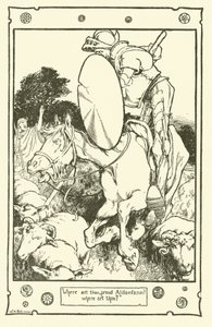Illusztráció: Don Quijote (litho) alkotó: William Heath Robinson