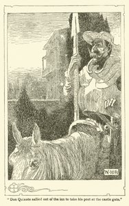 Illusztráció: Don Quijote (litho) alkotó: William Heath Robinson