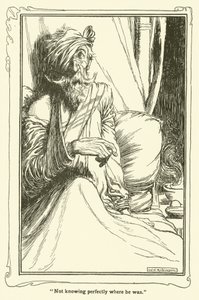 Illusztráció: Don Quijote (litho) alkotó: William Heath Robinson