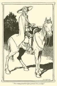 Illusztráció: Don Quijote (litho) alkotó: William Heath Robinson