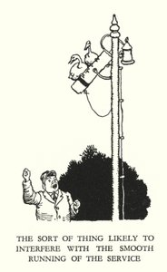 Illusztráció: Railway Ribaldry, W Heath Robinson (litho) alkotó: William Heath Robinson