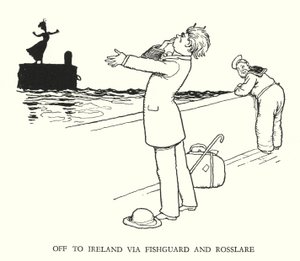 Illusztráció: Railway Ribaldry, W Heath Robinson (litho) alkotó: William Heath Robinson