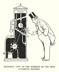 Illusztráció: Railway Ribaldry, W Heath Robinson (litho) alkotó: William Heath Robinson