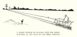 Illusztráció: Railway Ribaldry, W Heath Robinson (litho) alkotó: William Heath Robinson