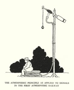 Illusztráció: Railway Ribaldry, W Heath Robinson (litho) alkotó: William Heath Robinson