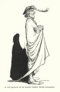 Ebben a felszerelésben Pantagruel előtt mutatkozott be (litho) alkotó: William Heath Robinson