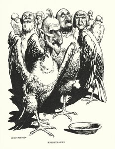 Knighthawks (litho) alkotó: William Heath Robinson