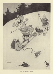 Elindul a sí piknikre alkotó: William Heath Robinson