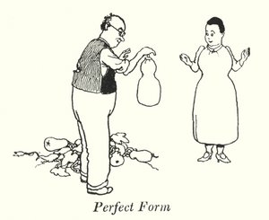 Tökéletes forma (litho) alkotó: William Heath Robinson