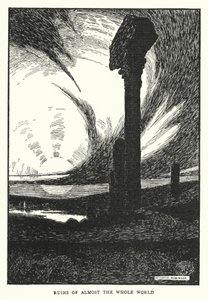 Majdnem az egész világ romjai (litho) alkotó: William Heath Robinson