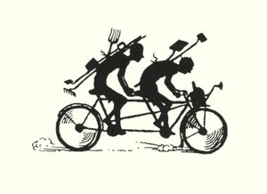 A vég (litho) alkotó: William Heath Robinson