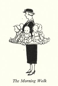 A reggeli séta (litho) alkotó: William Heath Robinson