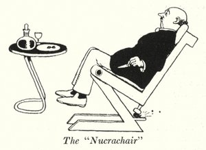 A "Nukraszék" (litho) alkotó: William Heath Robinson