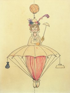 Személyes légi utazási rendszer hölgyeknek alkotó: William Heath Robinson