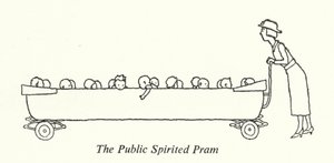 The Public Spirited Babakocsi (litho) alkotó: William Heath Robinson