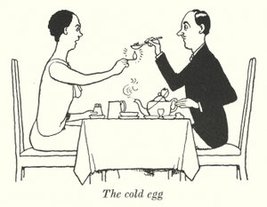 A hideg tojás (litho) alkotó: William Heath Robinson