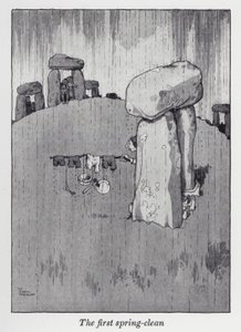 Az első tavaszi tisztítás (litho) alkotó: William Heath Robinson