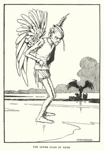 A madarak alsó osztálya (litho) alkotó: William Heath Robinson