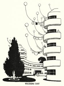 Mosónap (litho) alkotó: William Heath Robinson