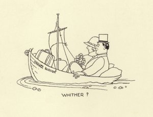 Ahol, házaspár a házas élet tengerén alkotó: William Heath Robinson