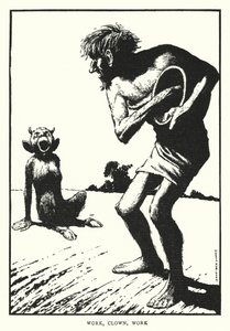 Munka, bohóc, munka (litho) alkotó: William Heath Robinson