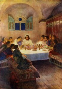 Az utolsó vacsora (színes litó)