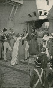 A keresztény rabszolgák felszabadítása Algírban a brit haditengerészet által (litho)