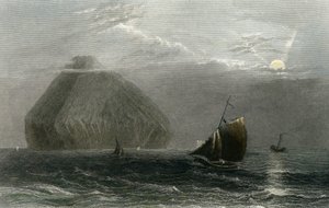 Ailsa Craig, J. T. Willmore metszet (kézzel színezett metszet)