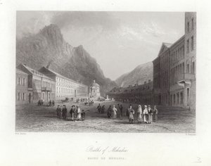 Mehadia fürdői alkotó: William Henry Bartlett