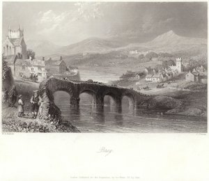 Bray Wicklow megyében alkotó: William Henry Bartlett