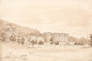 Chatsworth House, Derbyshire alkotó: William Henry Bartlett