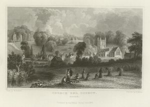 Church End, Dunmow, Essex alkotó: William Henry Bartlett