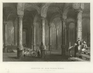 Philoxenos ciszterna, Konstantinápoly alkotó: William Henry Bartlett