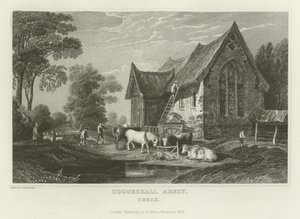 Coggeshall apátság, Essex alkotó: William Henry Bartlett
