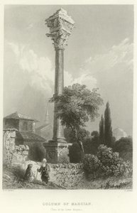 Marcianus oszlopa, Konstantinápoly alkotó: William Henry Bartlett